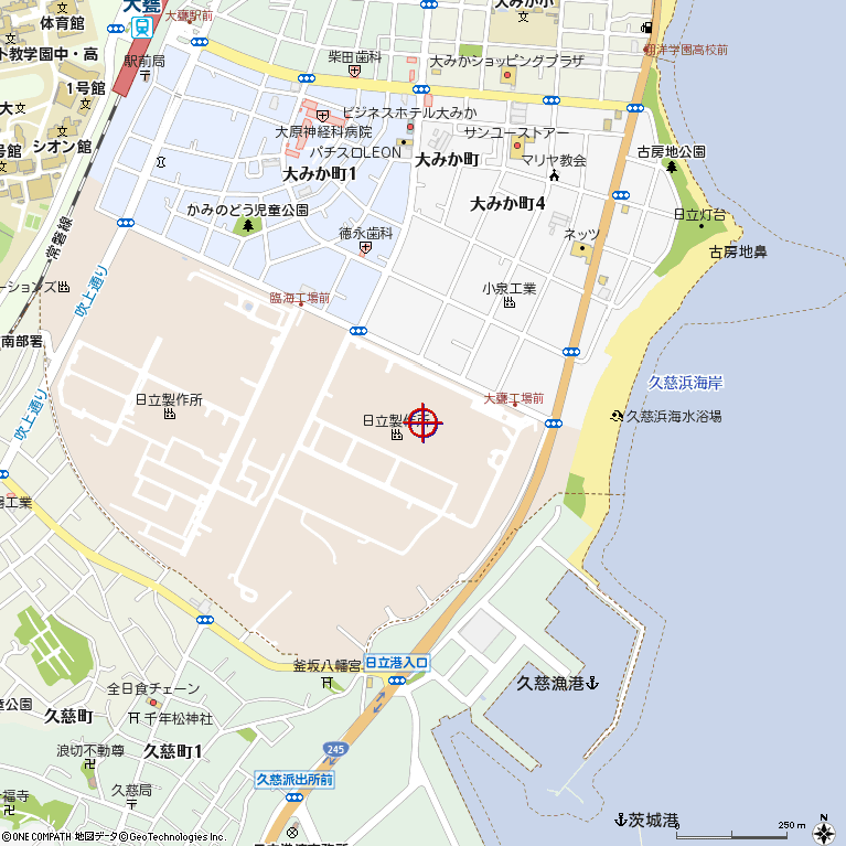 株式会社 日立インダストリアルプロダクツ付近の地図